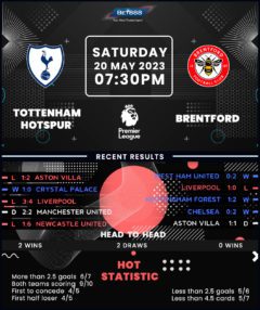 Tottenham Hotspur vs Brentford