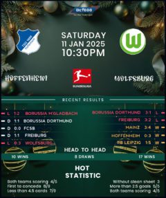 TSG Hoffenheim vs Wolfsburg