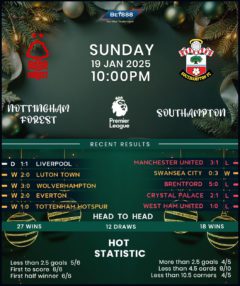 Nottingham Forest vs Southampton