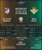 Atletico Madrid vs Real Betis